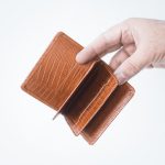 کیف کارتی چرم ساده دوبل