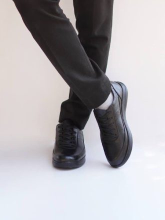 کتونی مردانه مشکی کد 0038
