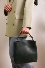 کیف چرمی زنانه دوشی و دستی مدل پرندک چرم فلوتر