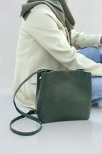 کیف چرمی زنانه دوشی و دستی مدل پرندک چرم فلوتر